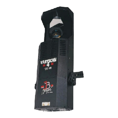 JB-Lighting Varyscan 4 1200 HMI User manual