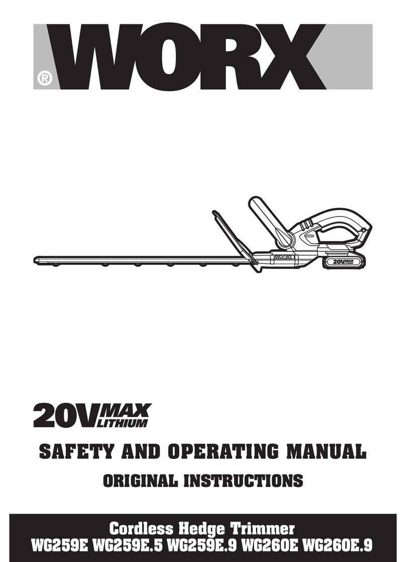 Worx WG259E Safety and operating manual