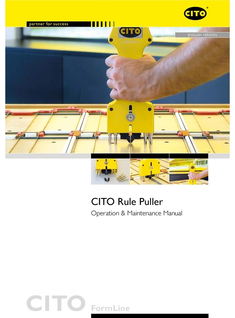 CITO Rule Puller Operation & maintenance manual