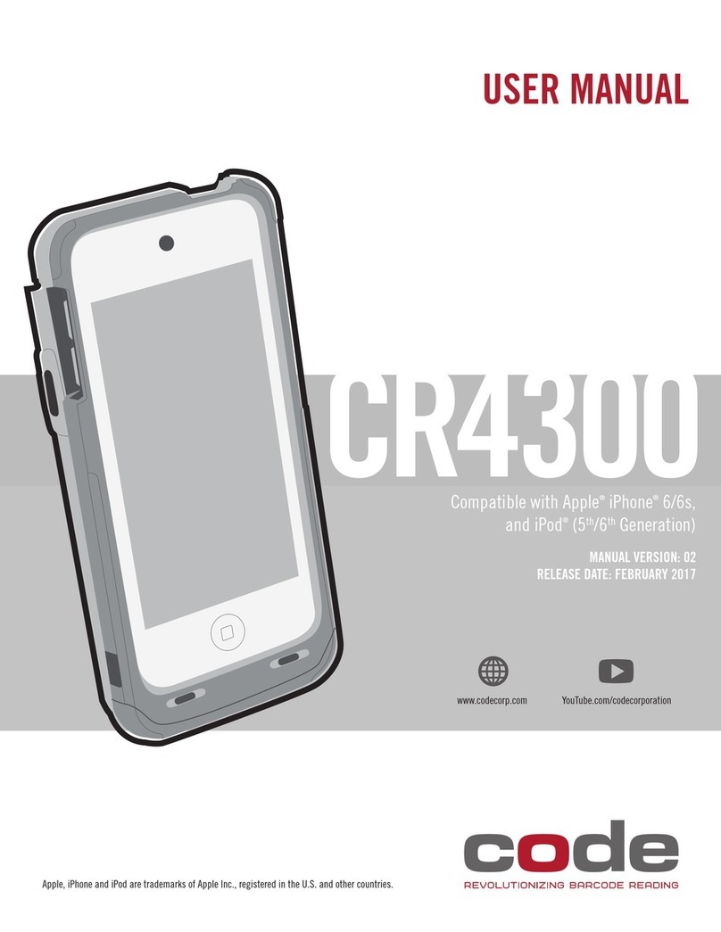 Code CR4300 User manual