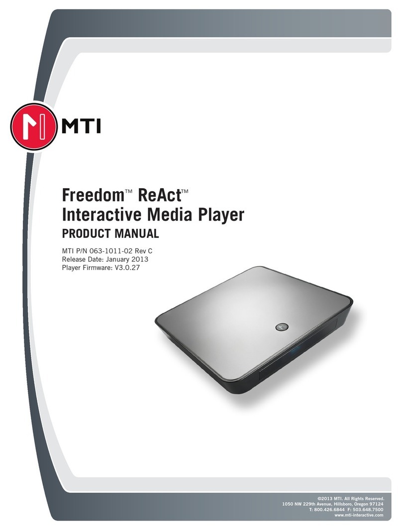 M-TI Freedom ReAct Interactive product manual