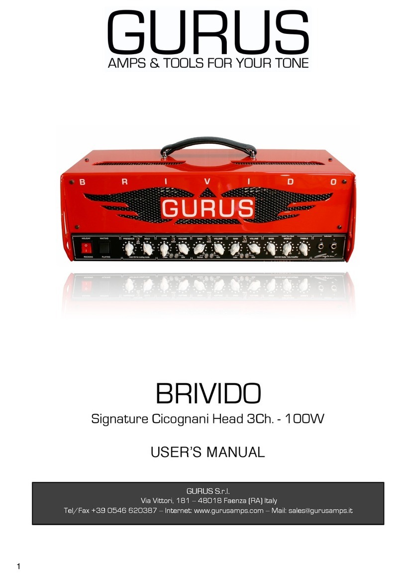 Gurus BRIVIDO user manual