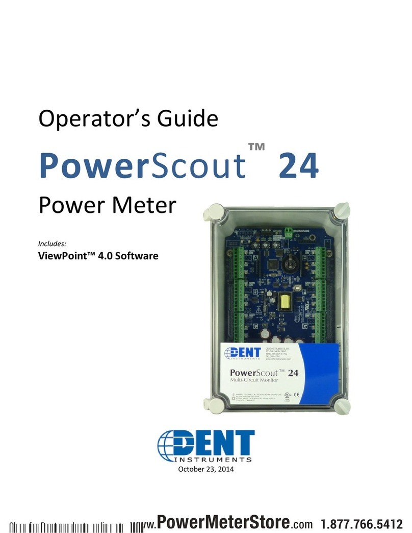 DENT Instruments PowerScout 24 Operator's guide