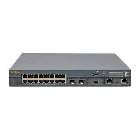 Aruba 7010 Series installation guide Aruba 7010 Series installation guide