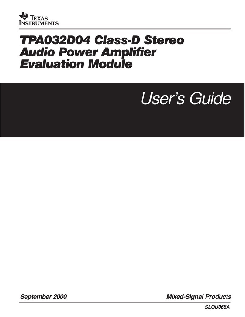Texas Instruments TPA032D04 User manual