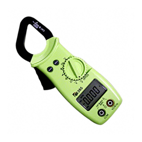 TPI 265 User manual