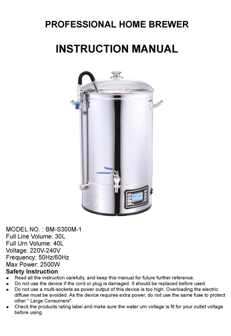 Bryggerne BM-S300M-1 instruction manual