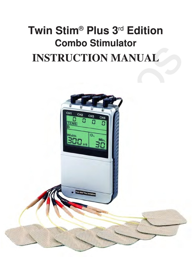 Roscoe Medical Twin Stim Plus 3rd Edition instruction manual