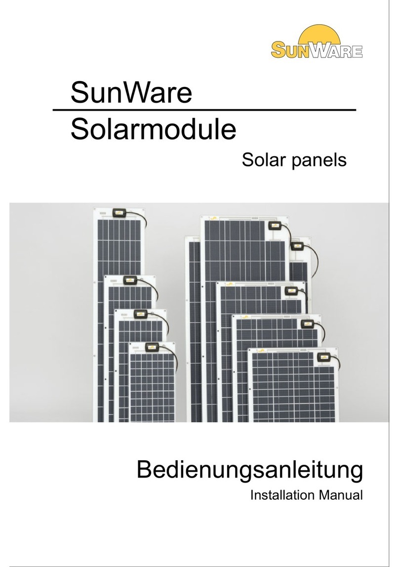 SunWare 20 series installation manual