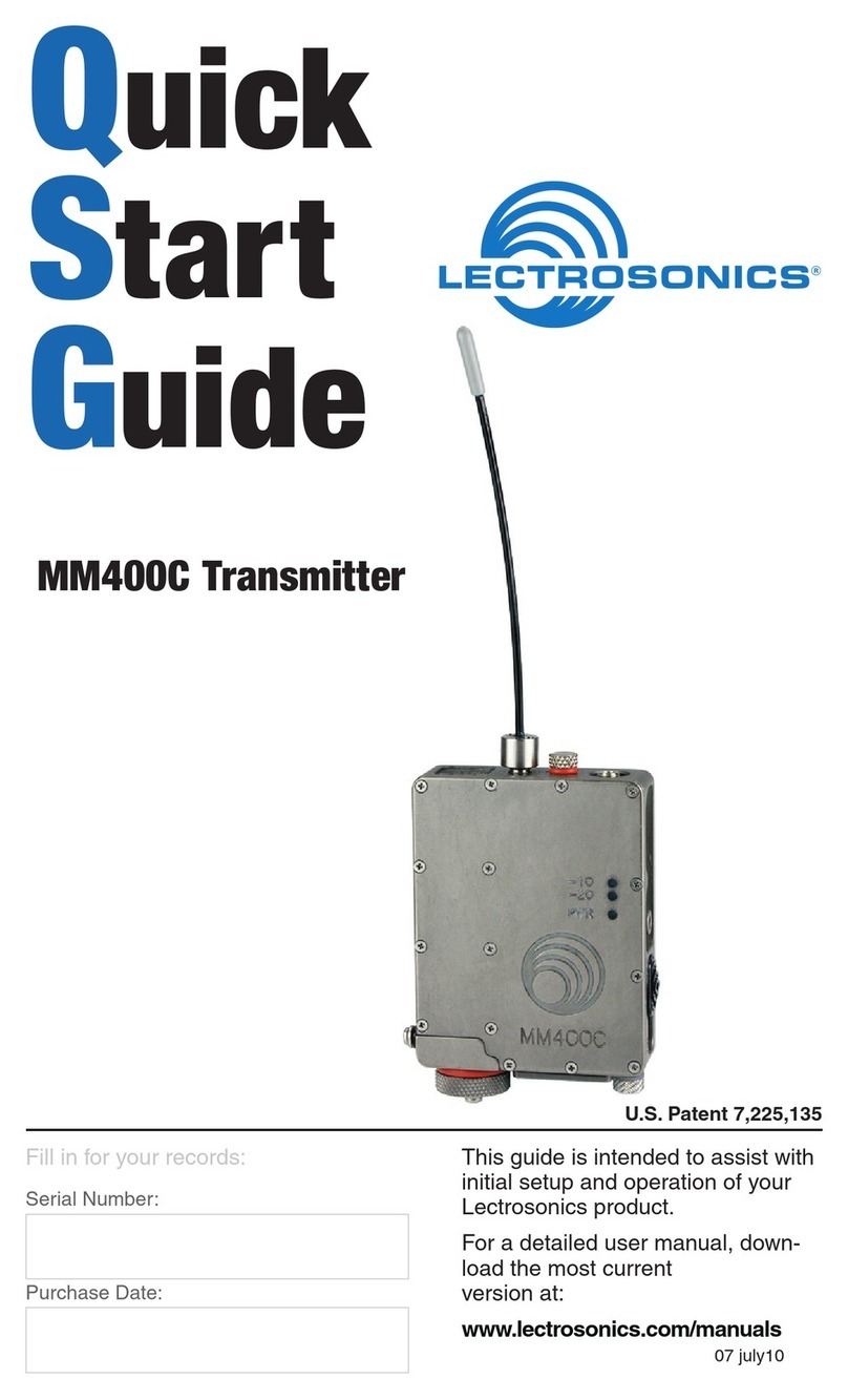 Lectrosonics MM400C User manual