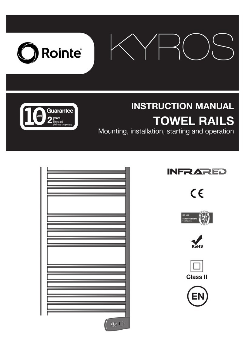 Rointe Kyros User manual