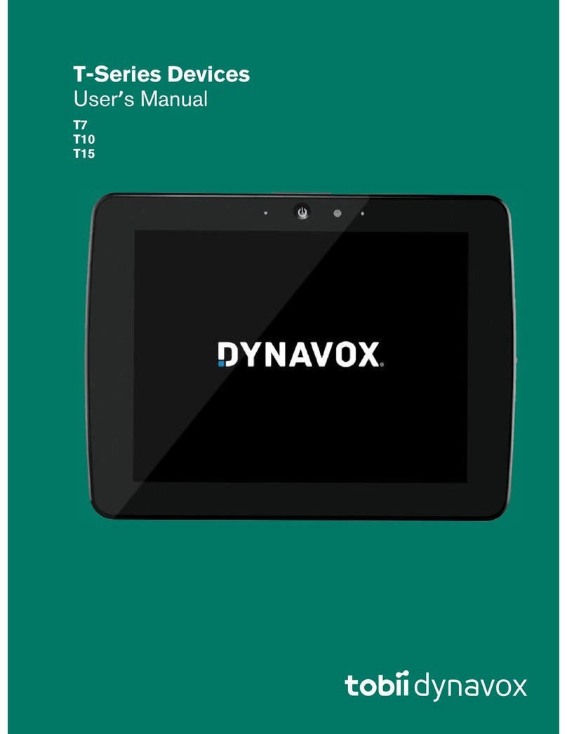 DynaVox T10 User manual