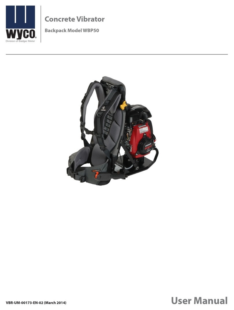 Wyco WBP50 User manual