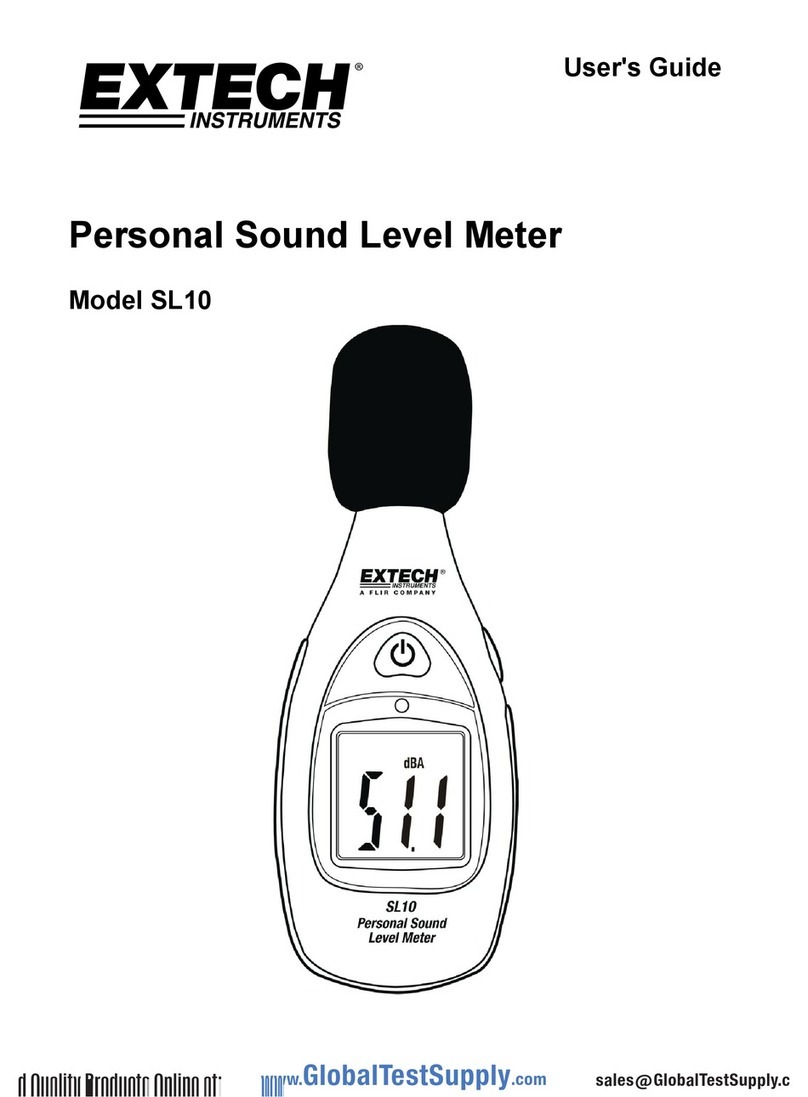 Extech Instruments SL10 User manual Extech Instruments SL10 User manual