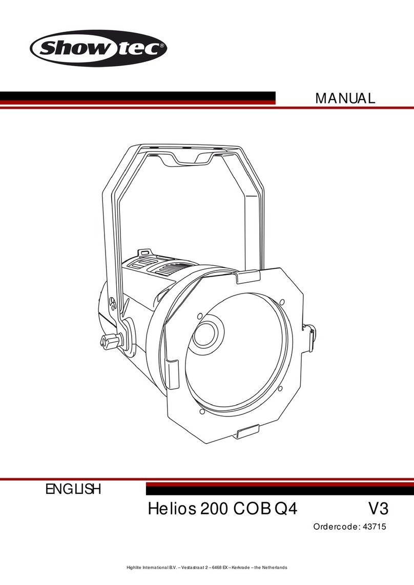 Show Tec Helios 200 COB Q4 User manual