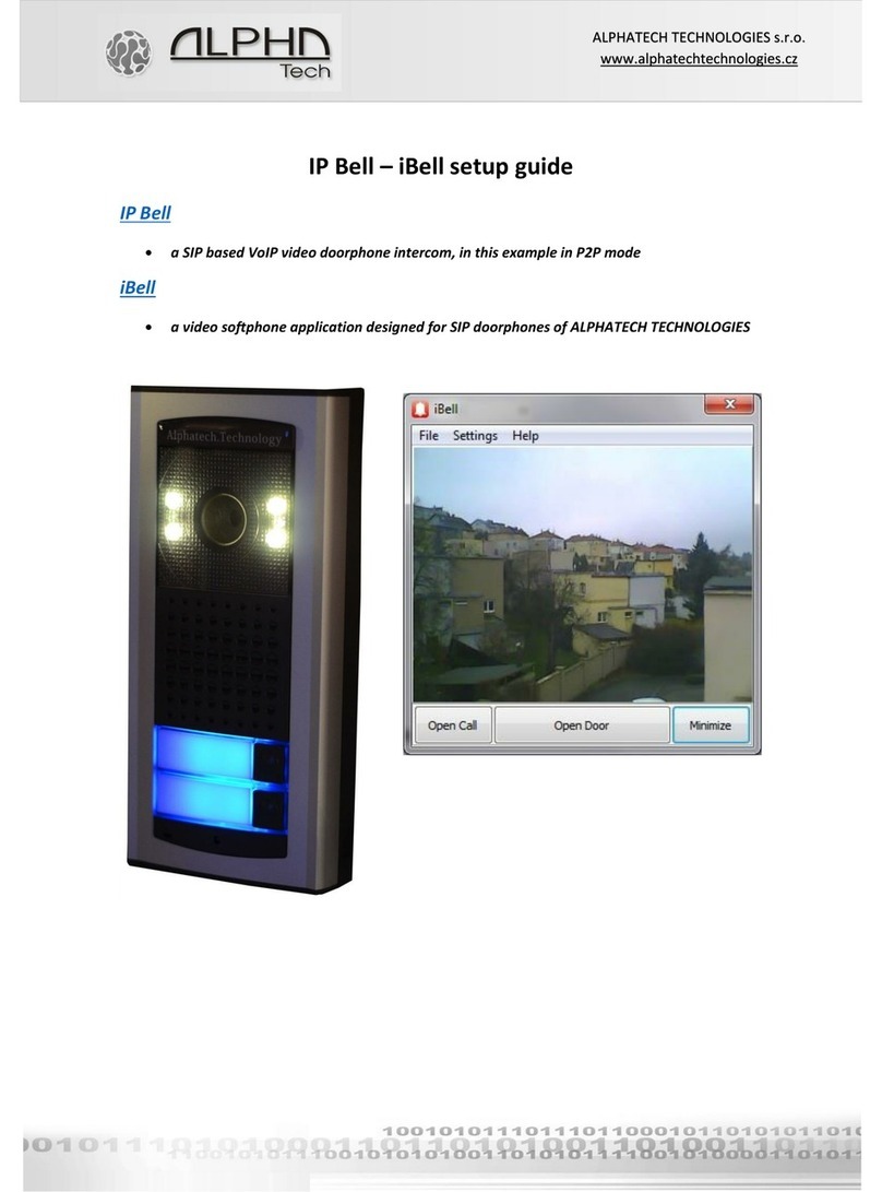 Alpha Technologies IP bell Setup guide