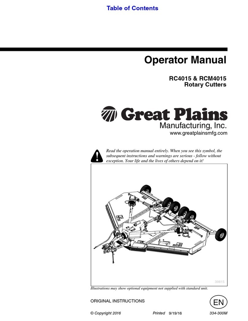 GREAT PLAINS RC4015 Operator's manual