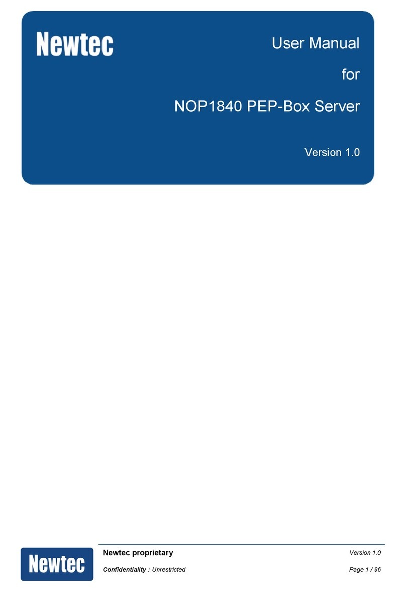 Newtec NOP1840 PEP-Box user manual