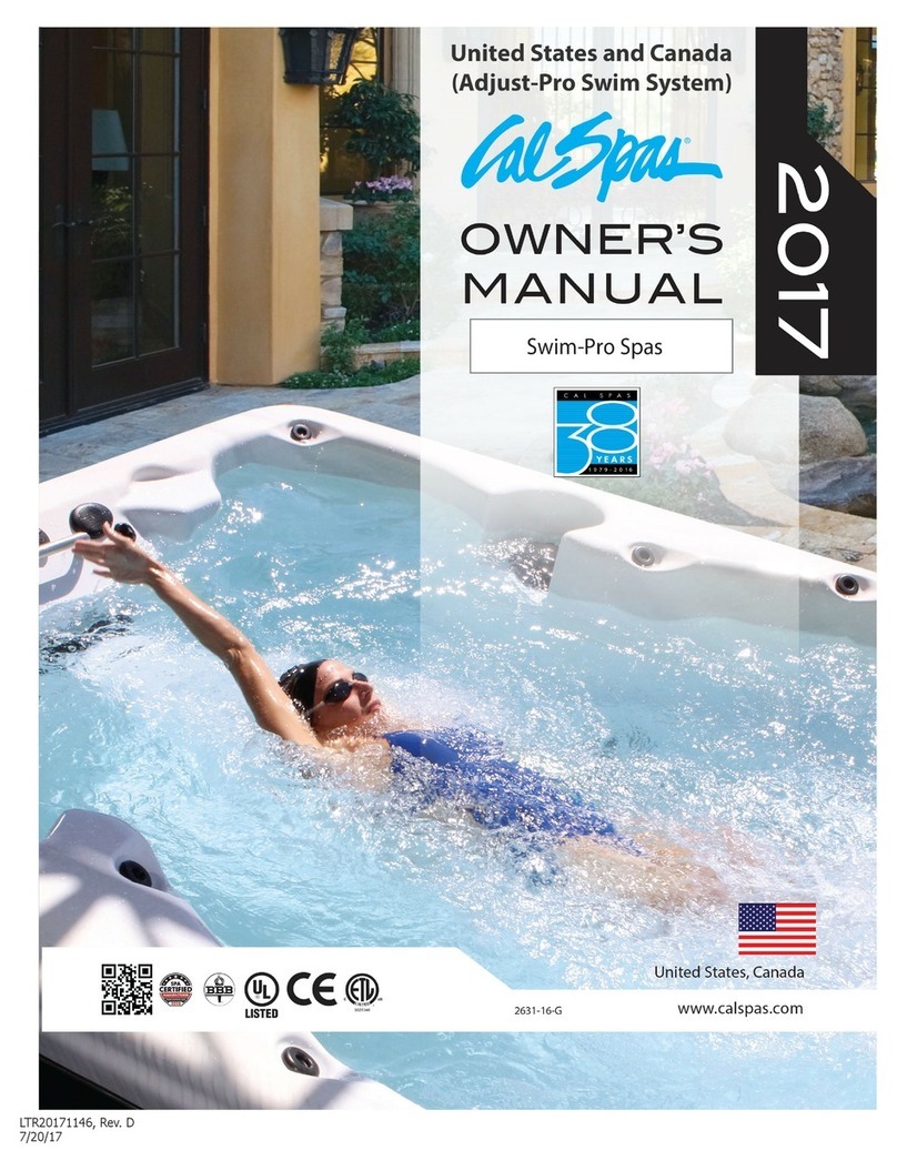 ALL SPAS SWIM-PRO SERIES owner's manual