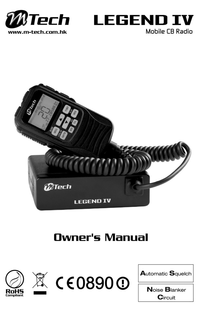 M-tech Legend IV User manual