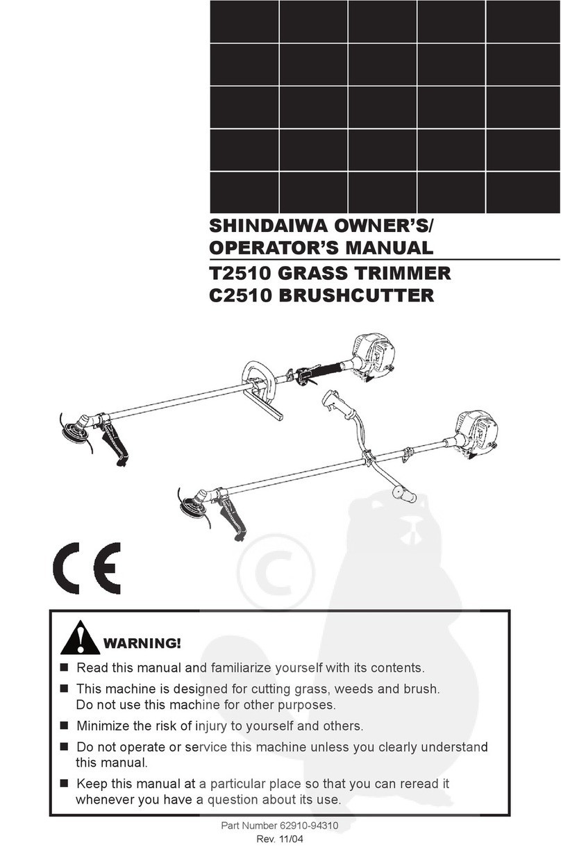 Shindaiwa T2510 Operator's manual