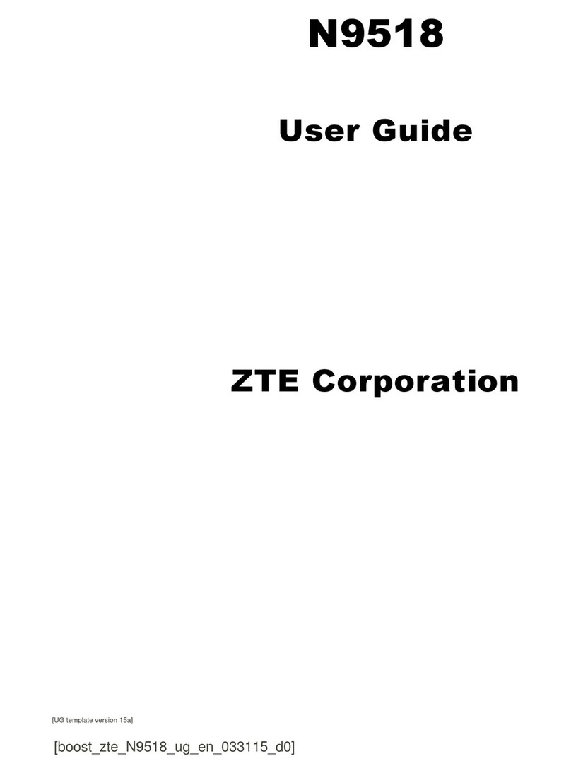 Zte Warp Elite N9518 User manual