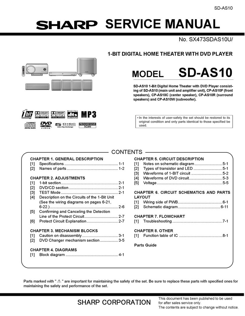 Sharp SD-AS10 User manual Sharp SD-AS10 User manual