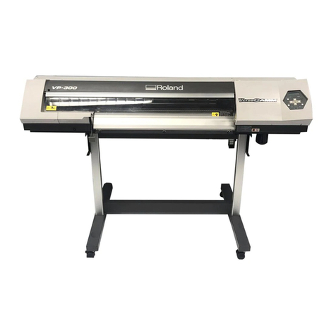 Roland VersaCamm VP-540 Operating and maintenance manual