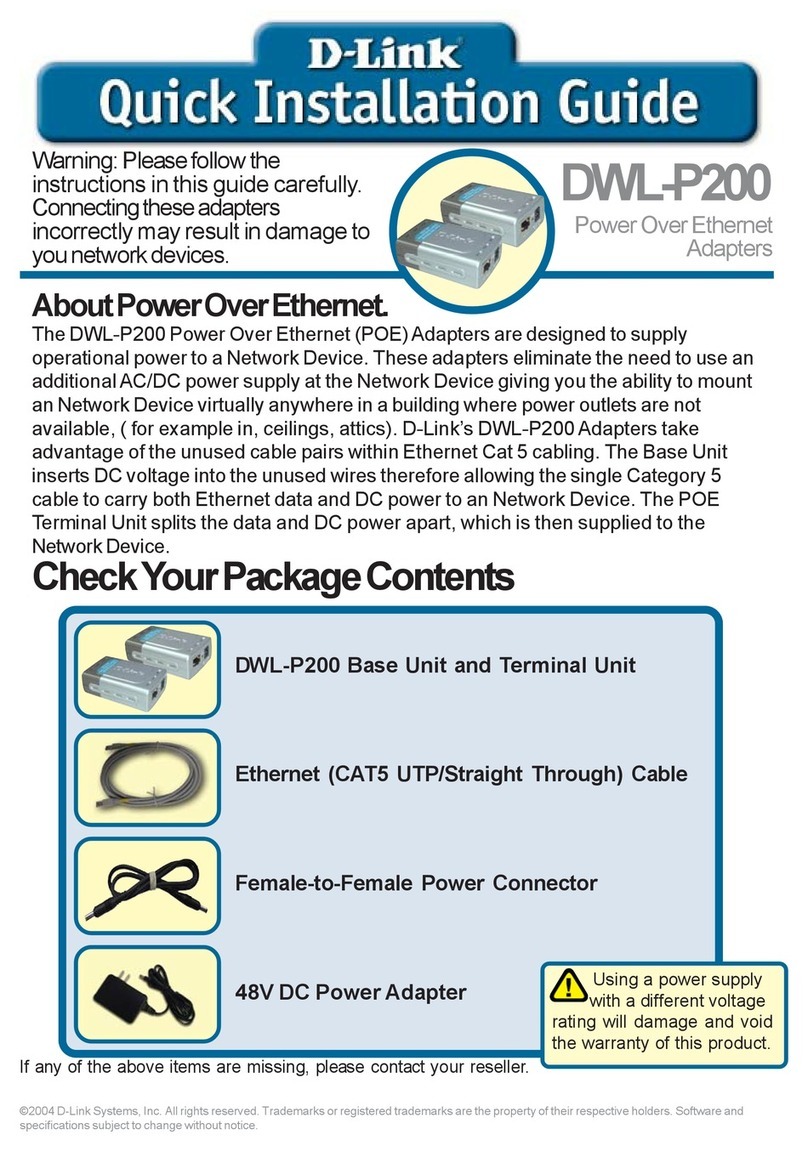 D-Link DWL-P200 User manual
