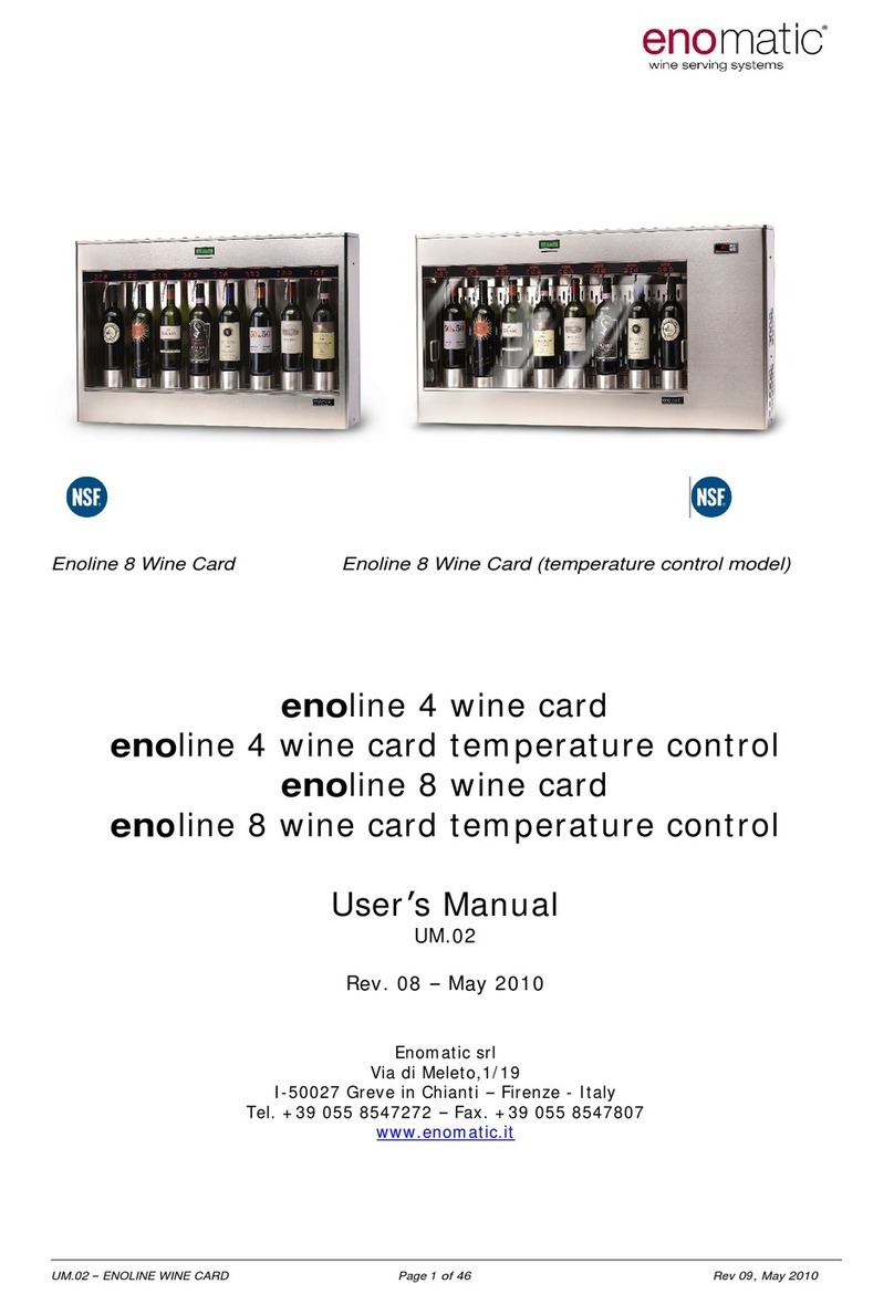 Enomatic enoline 4 user manual Enomatic enoline 4 user manual