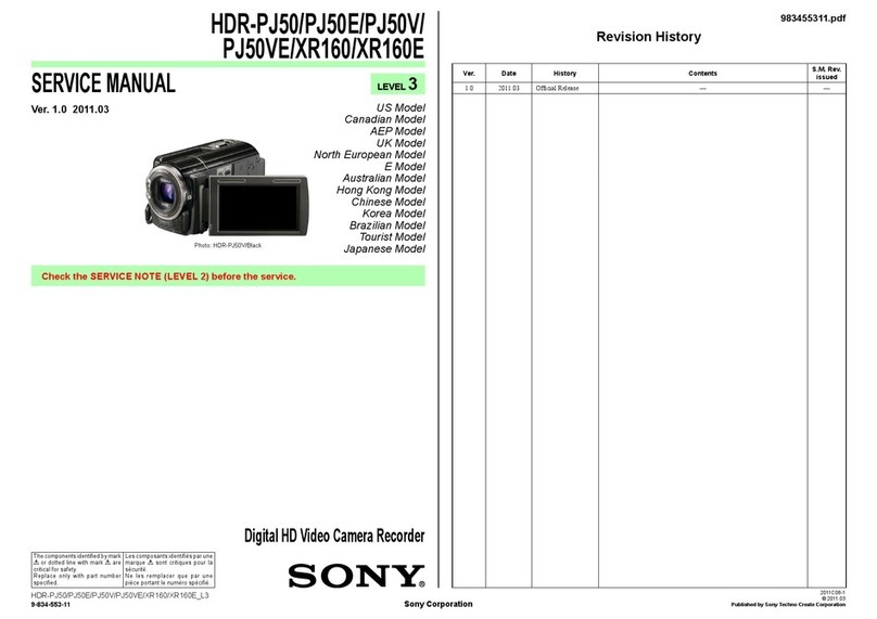 Sony Handycam HDR-PJ50 User manual