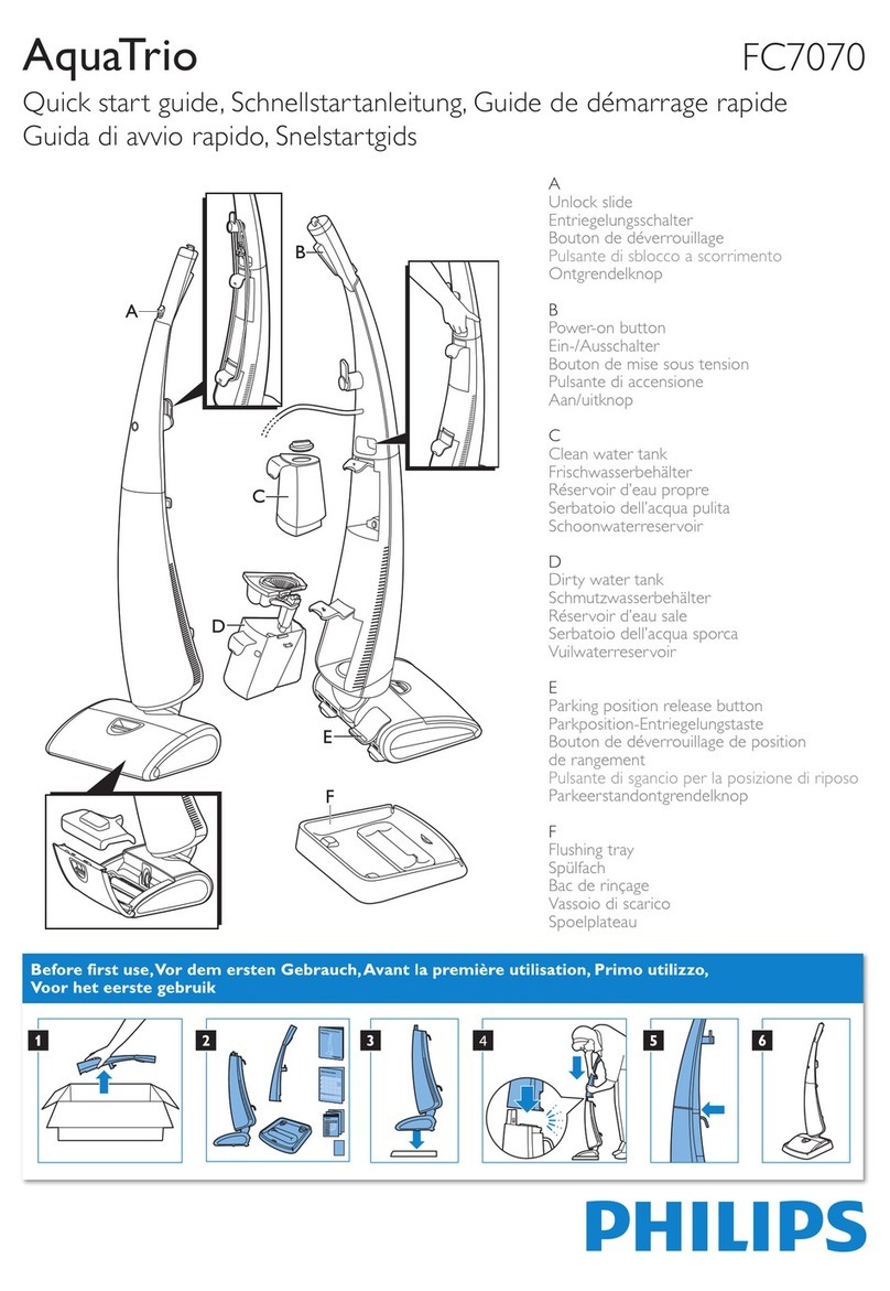 Philips AquaTrio FC7070 User manual