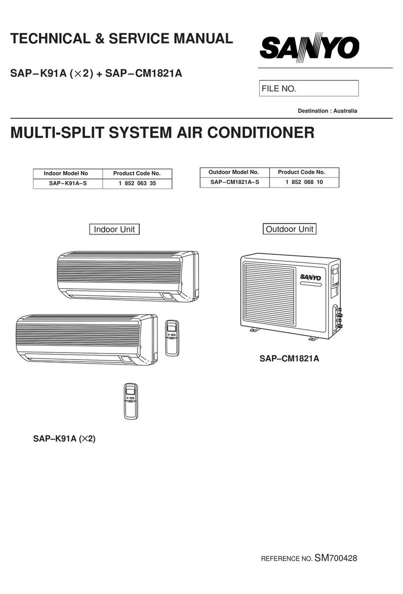 Sanyo SAP-K91A Operating manual