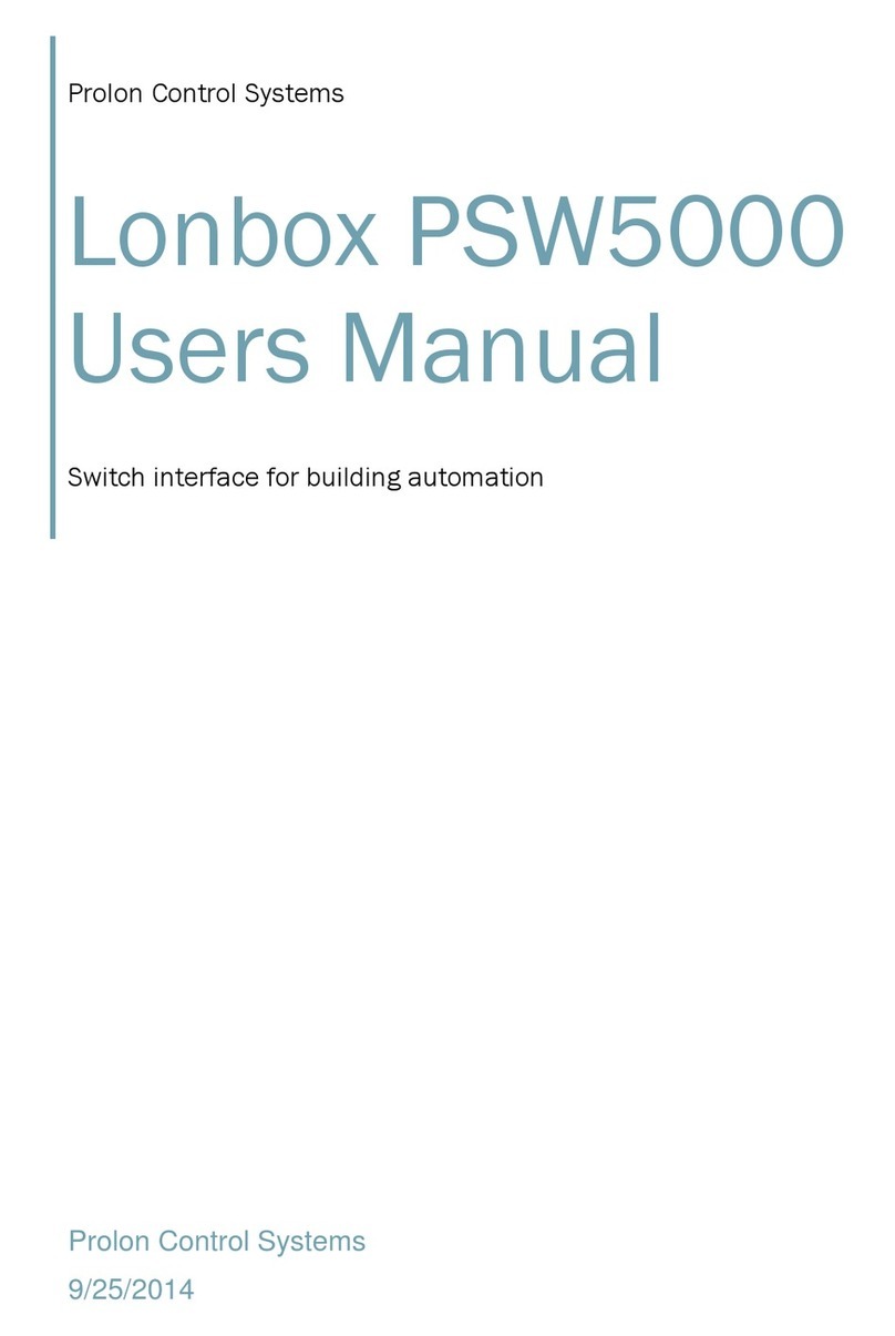 Prolon Lonbox PSW5000 user manual