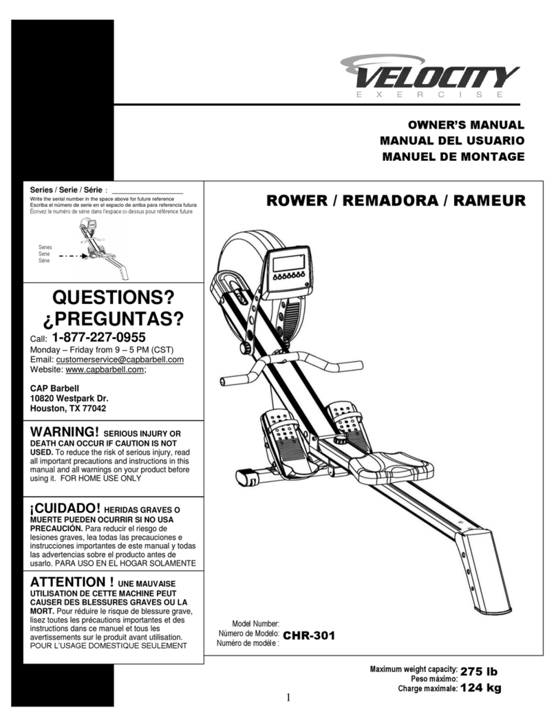 Velocity CHR-301 owner's manual