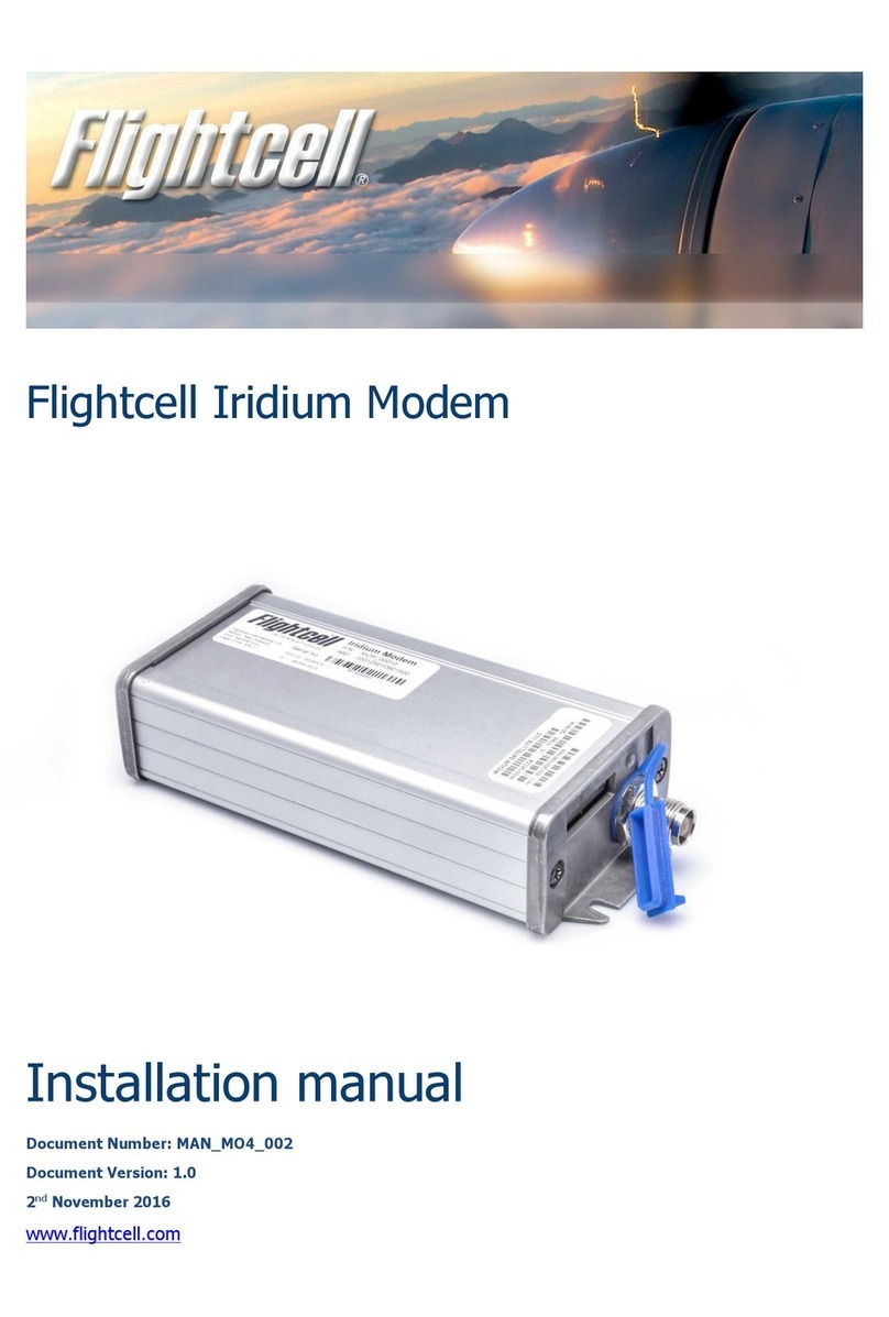 Flightcell Iridium installation manual