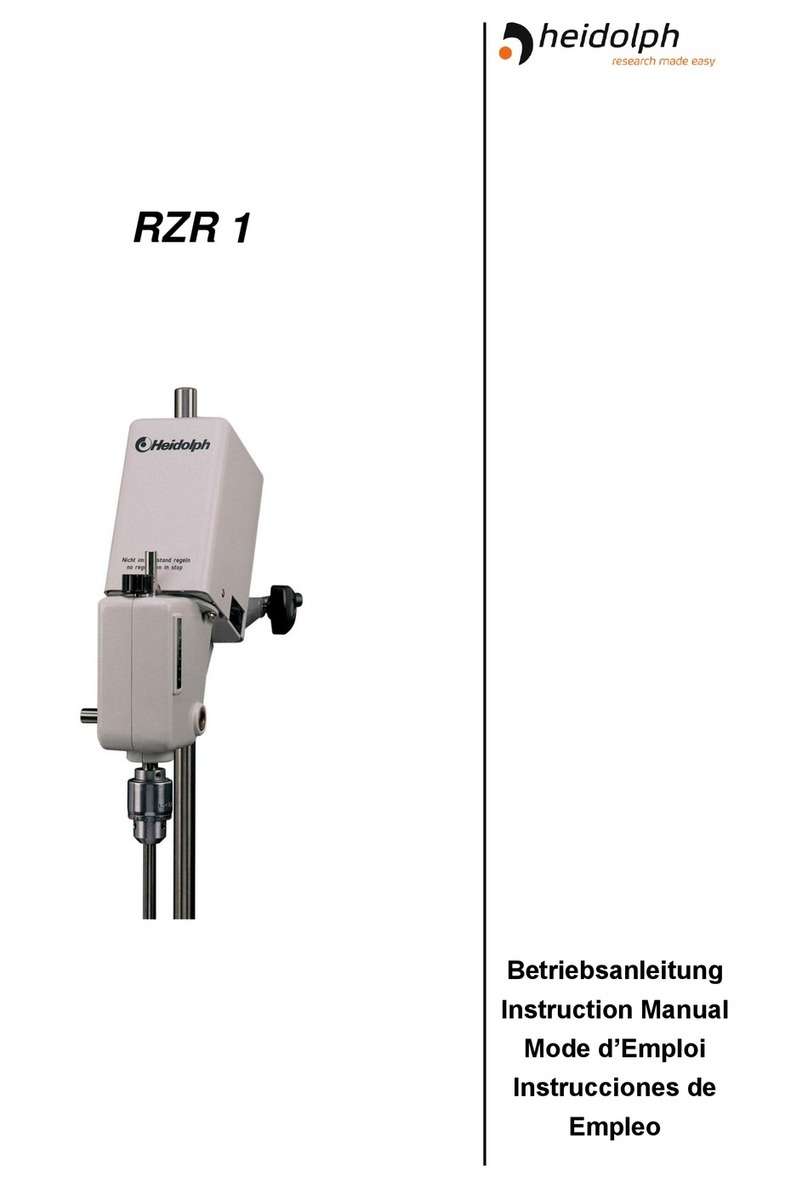 Heidolph RZR 1 instruction manual