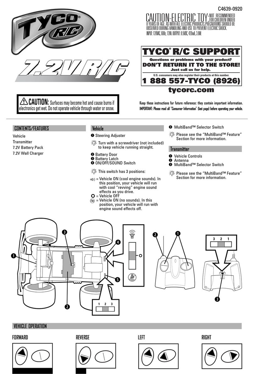 Tyco R/C C4639-0920 User manual