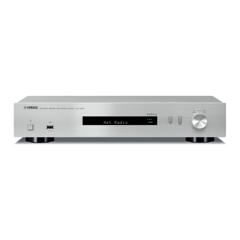 Yamaha NP-S303 User manual Yamaha NP-S303 User manual