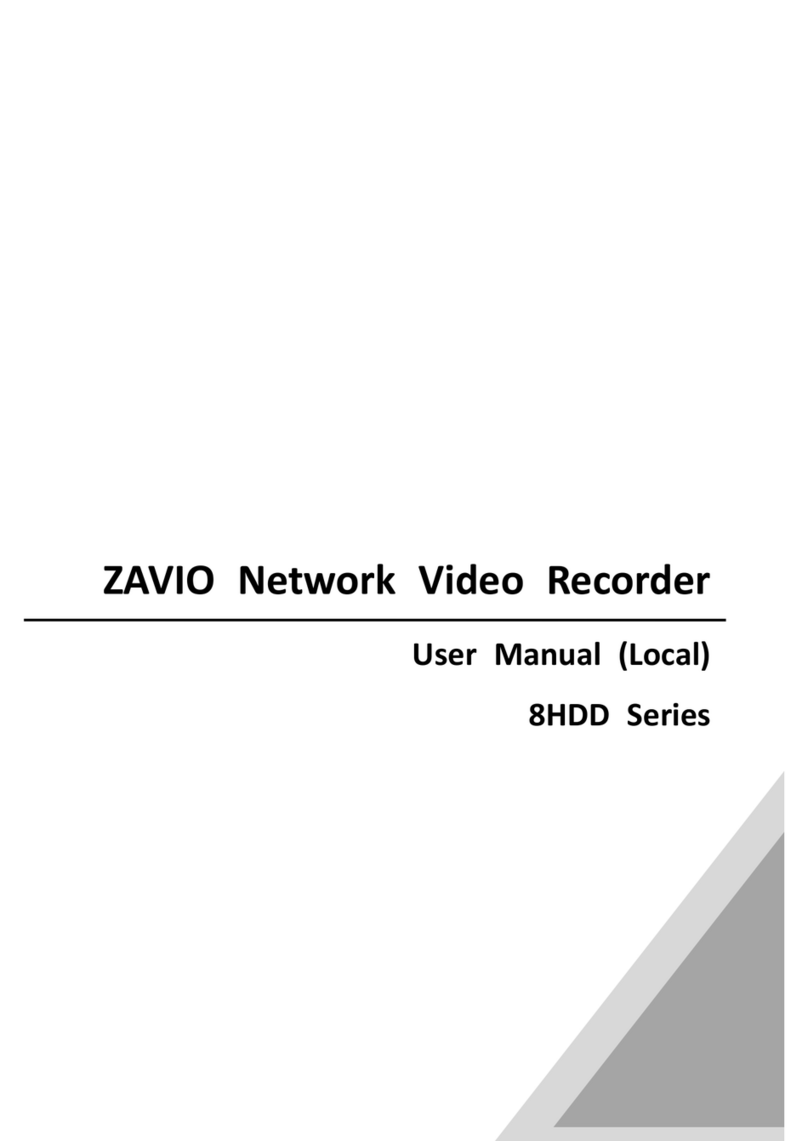 Zavio 8HDD Series User manual