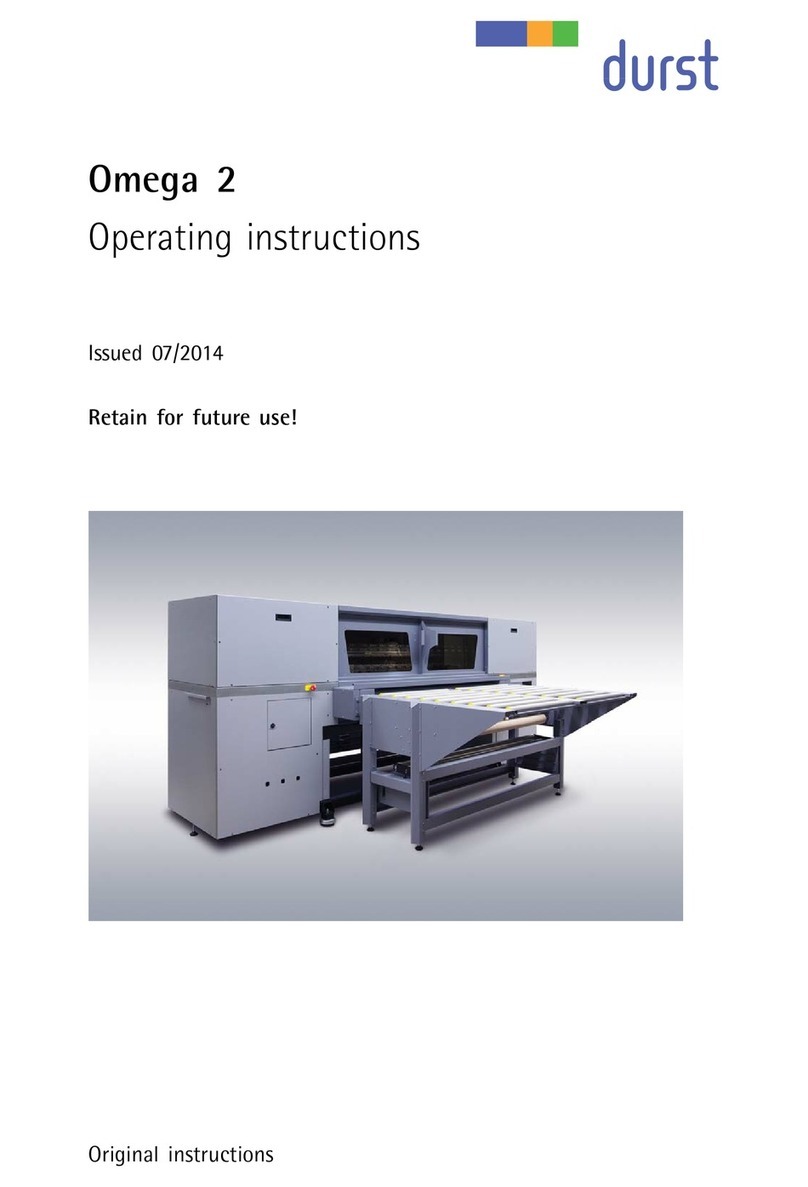 Durst Omega 2 operating instructions