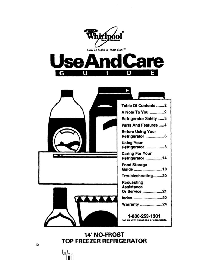 Whirlpool ET14HJXDN00 Use and care guide