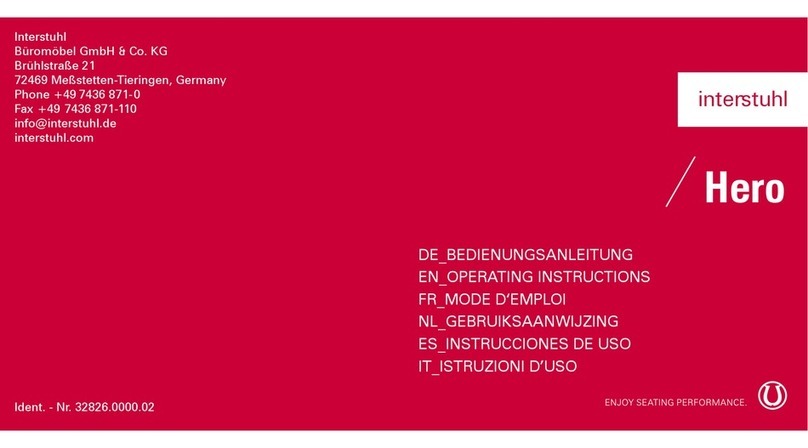 interstuhl Hero 162H User manual