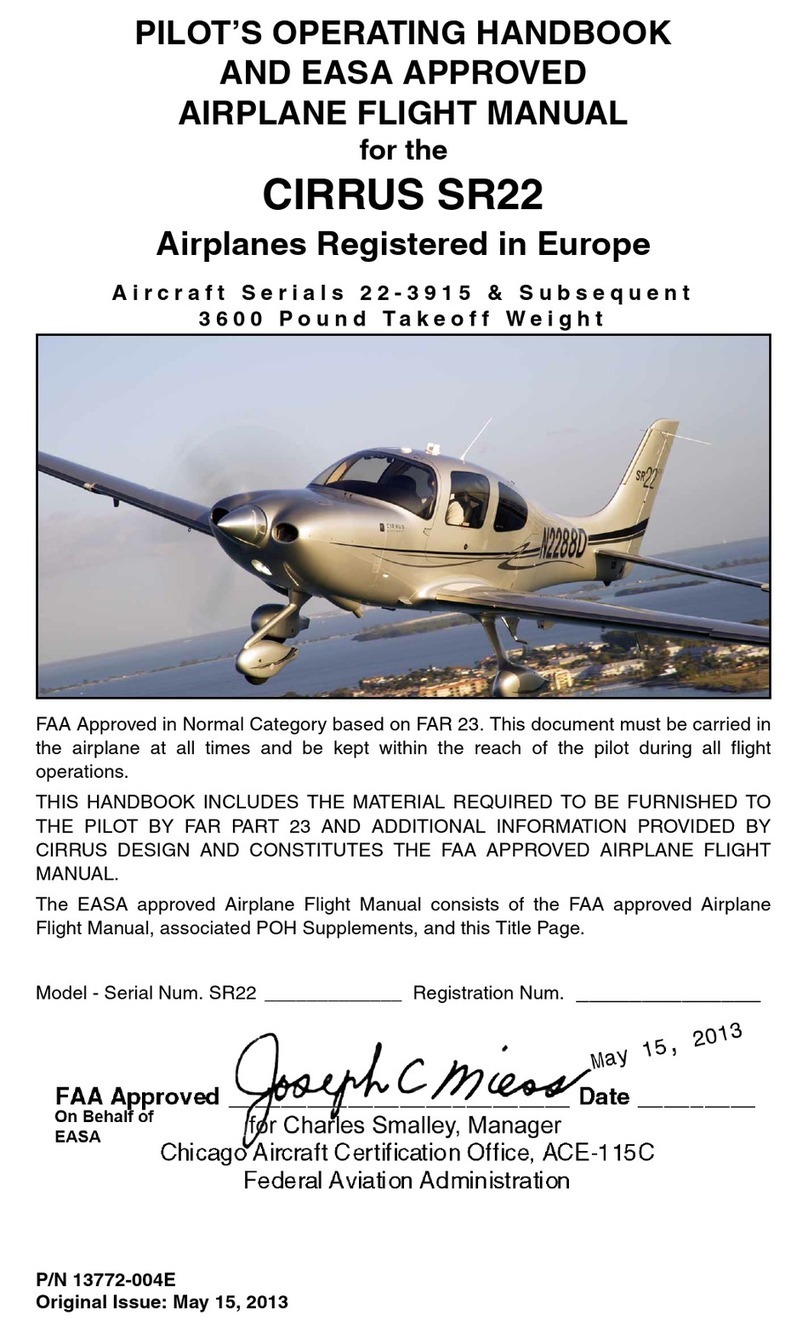 Cirrus SR22 Owner's manual