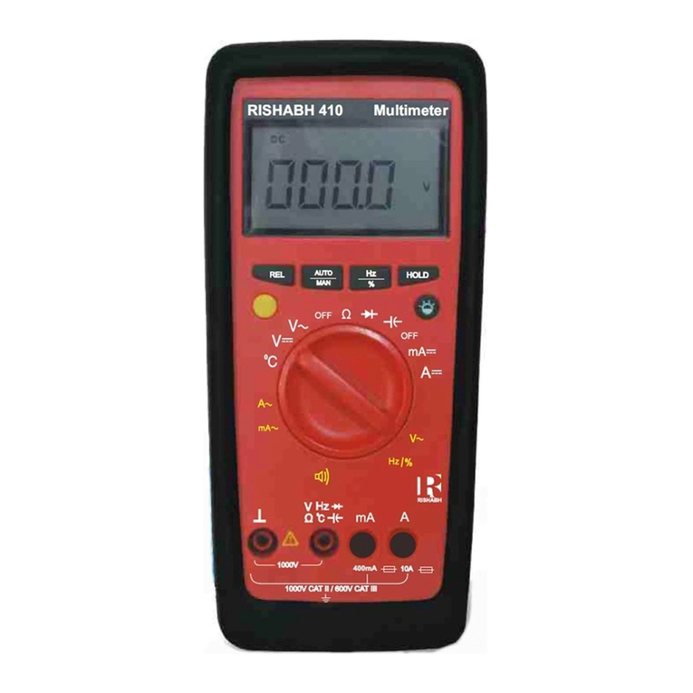 Rishabh 410 user manual