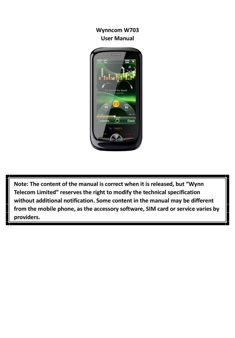 Wynncom W703 User manual