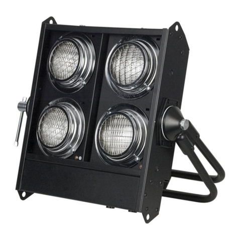 Show Tec Stage Blinder 4 DMX Black User manual