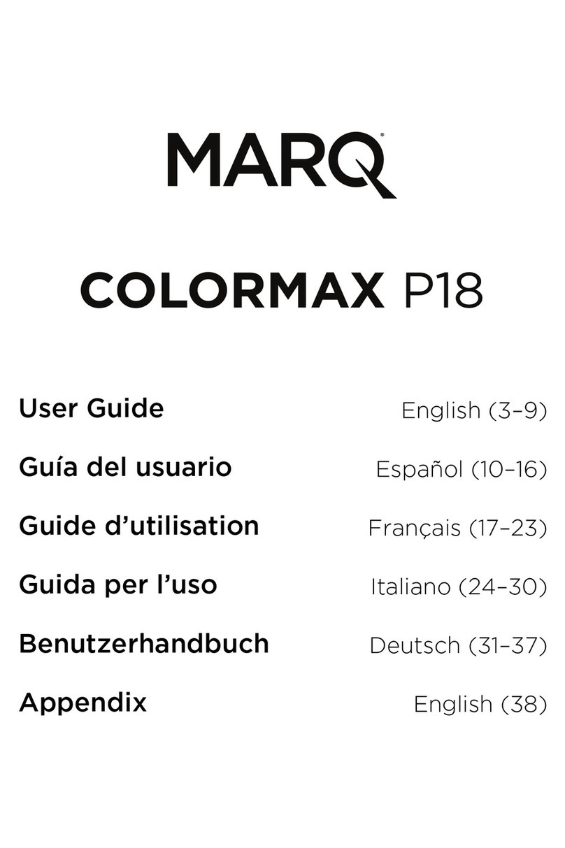 Marq colormax P18 User manual