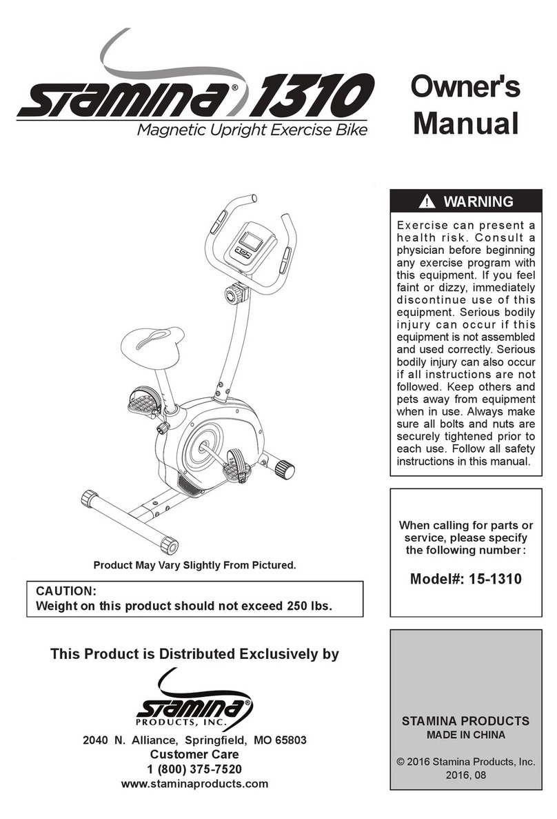 Stamina 1310 User manual