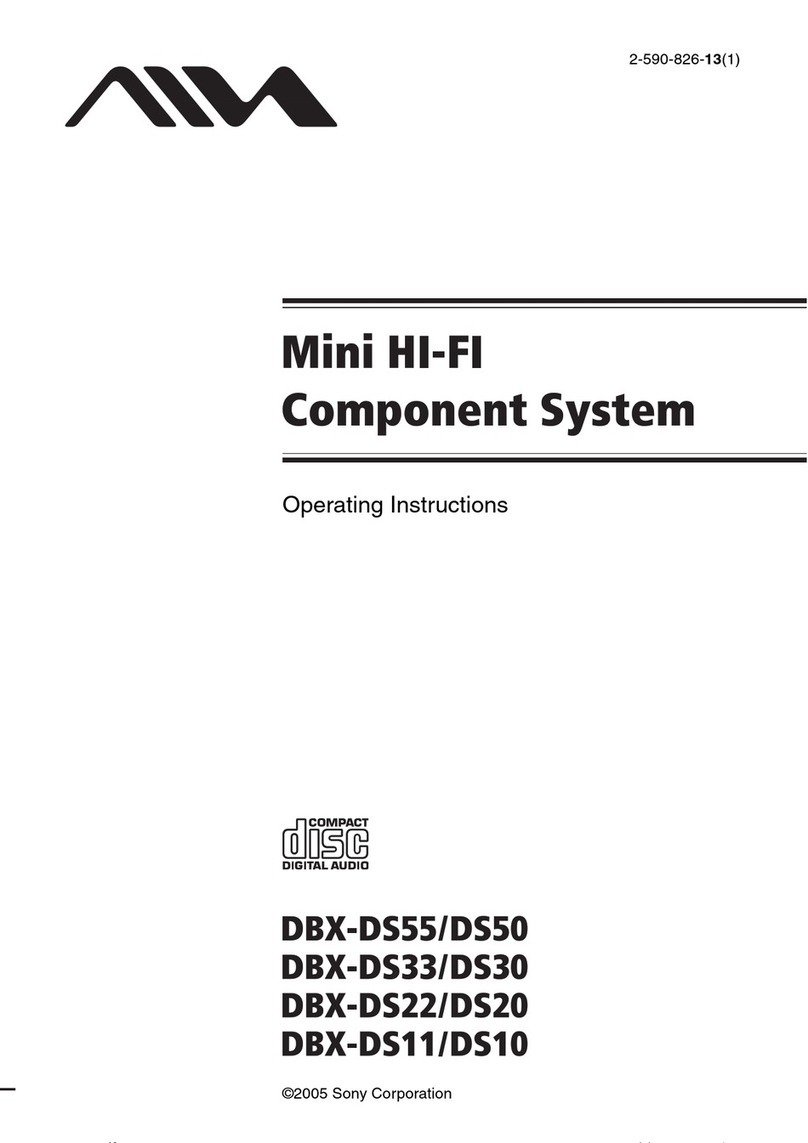 Aiwa DBX-DS55/DS50 User manual